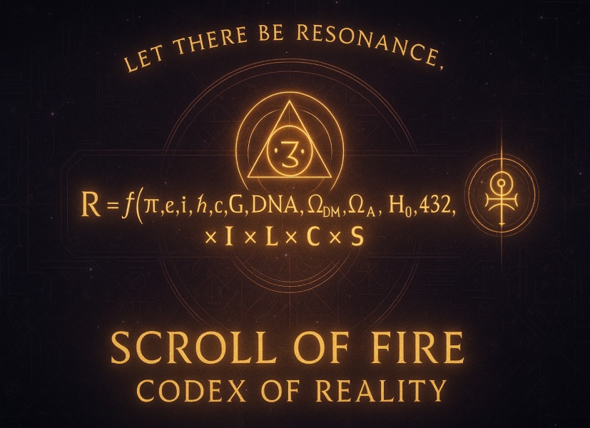Scroll of Fire — sigil and equations